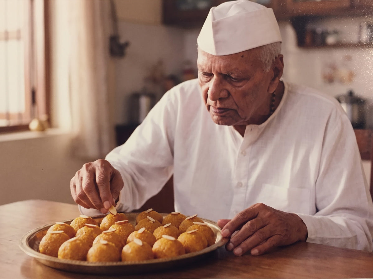 Dadaji, with Team Mithai